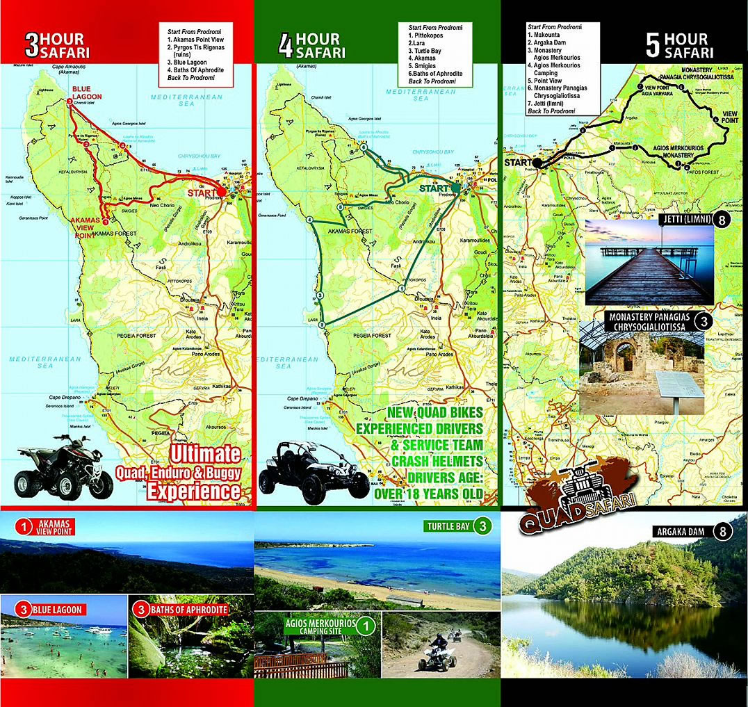 Safaris L. TSAGGARAS 79 MOTO RENTALS Akamas Latchi